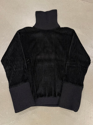 F/W2000-2001 Raf Simons ribbed knit turtleneck sweater