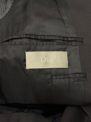 A/W2007 Dior Homme by Hedi Slimane runway asymmetrical tailored blazer