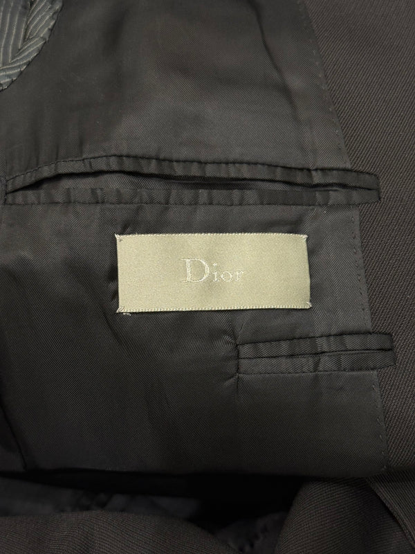 A/W2007 Dior Homme by Hedi Slimane runway asymmetrical tailored blazer