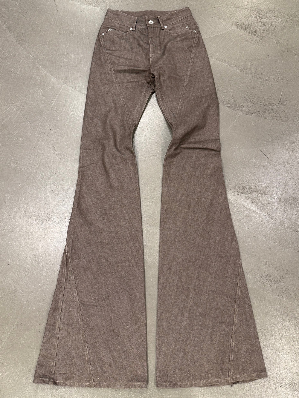 2022 Rick Owens “Bias Bootcut” flared denim