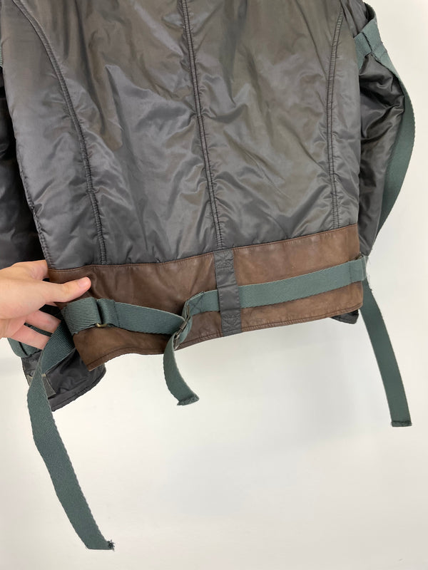 2003 Dolce & Gabbana bondage bomber jacket