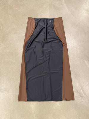 2000s Fendi stretch top and long skirt set