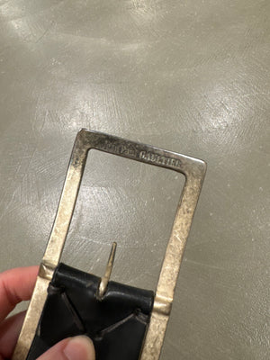 1990s Jean Paul Gaultier oversize leather belt