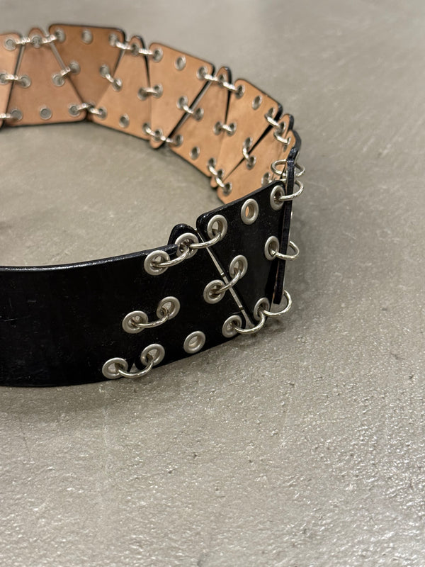 2000s Dolce & Gabbana pierced belts