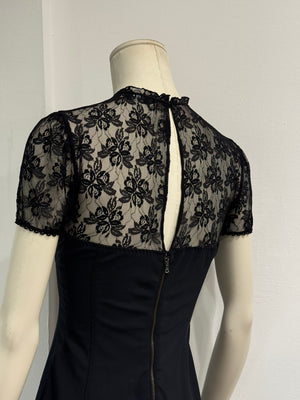 2000s Dolce & Gabbana sheer midi dress