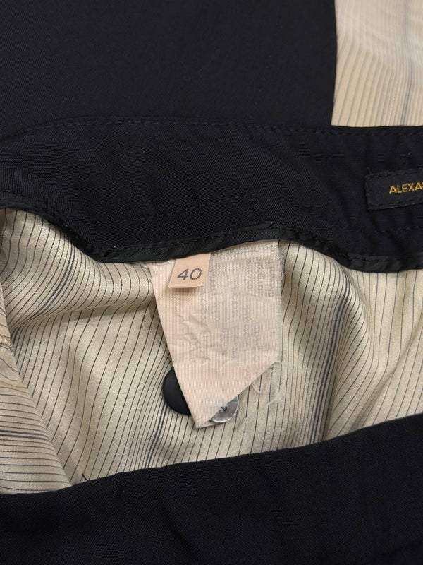 1990s Alexander McQueen double layer pants
