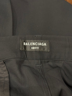 2021 Balenciaga runway oversized multipocket jacket and trousers suit