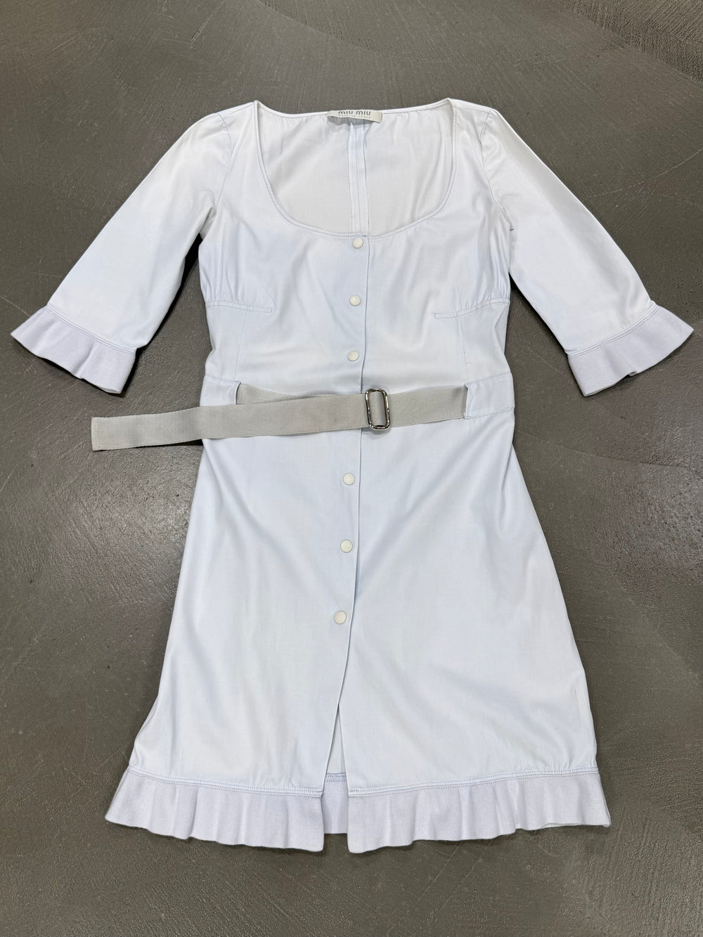2000s Miu Miu belted dress