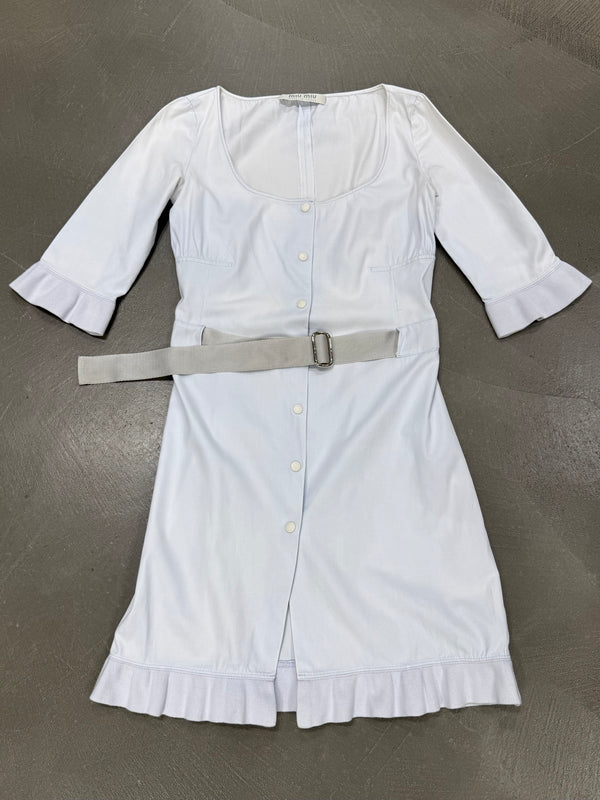 2000s Miu Miu belted dress
