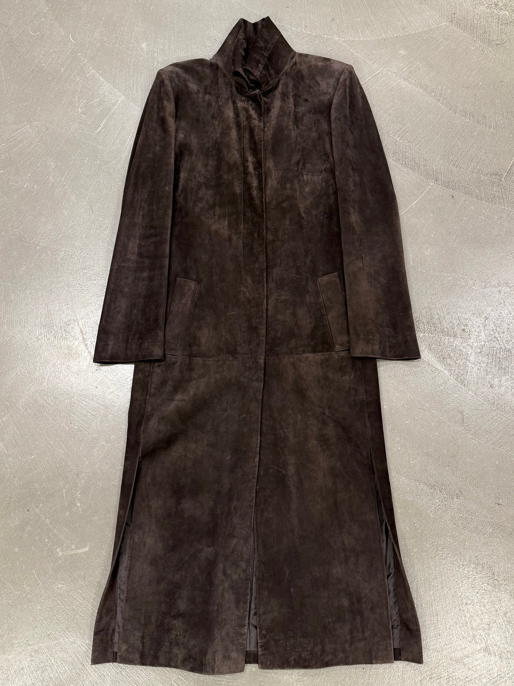 A/W2001 Gucci by Tom Ford long suede coat