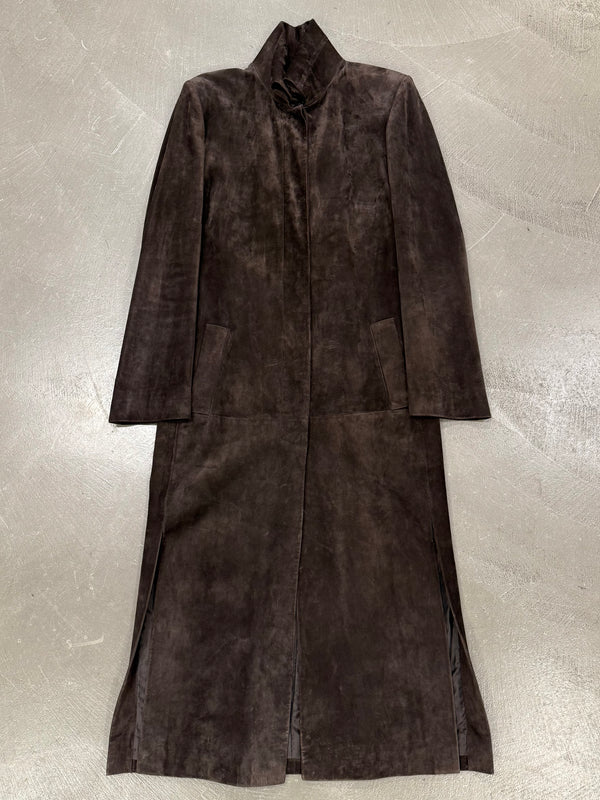 A/W2001 Gucci by Tom Ford long suede coat