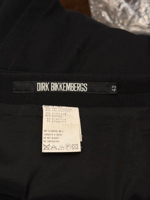 1990s Dirk Bikkembergs zipper mini skirt