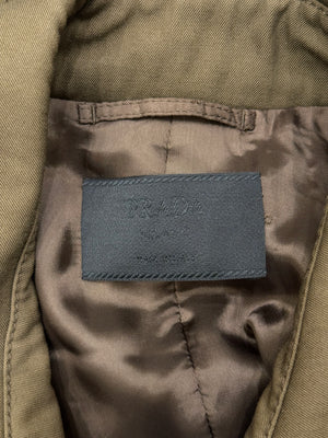 2000s Prada brown double-breasted jacket