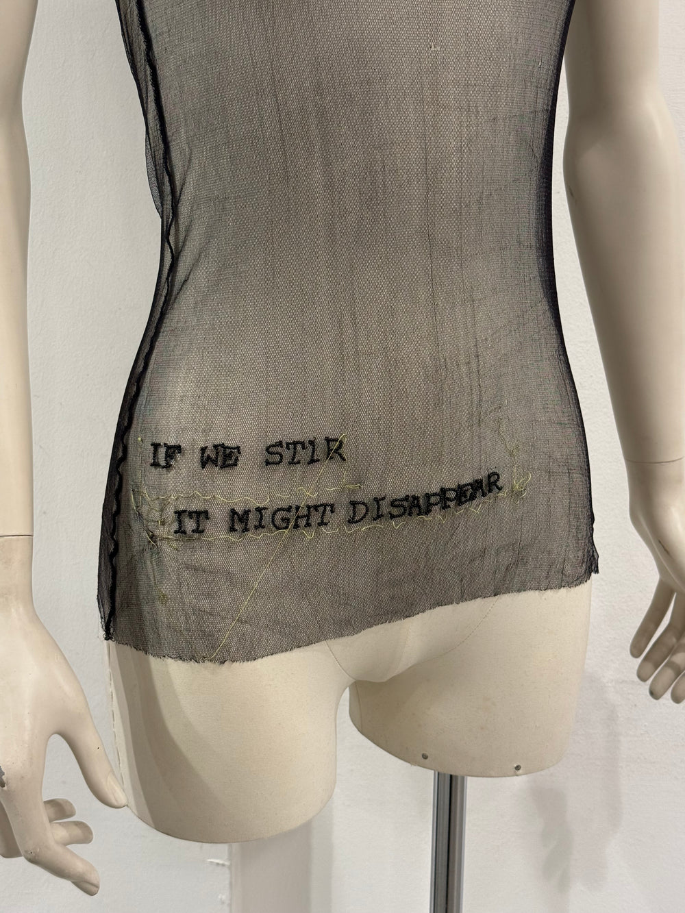 S/S2000 Ann Demeulemeester “If we stir it might disappear” sheer tank