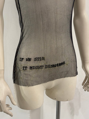 S/S2000 Ann Demeulemeester “If we stir it might disappear” sheer tank