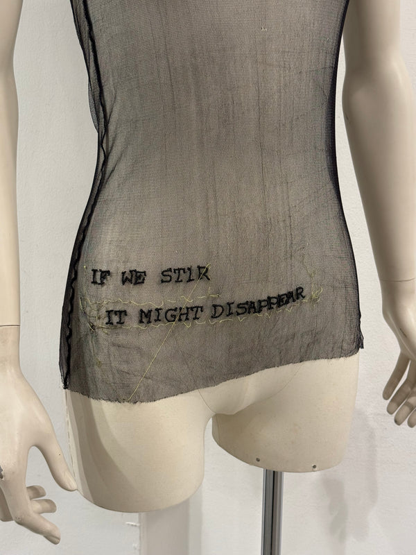 S/S2000 Ann Demeulemeester “If we stir it might disappear” sheer tank