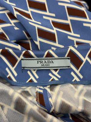 2019 Prada Psychedelic Argyle print set