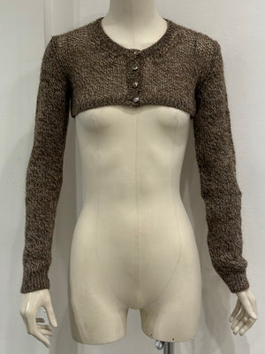 1999 Dolce & Gabbana runway cropped cardigan