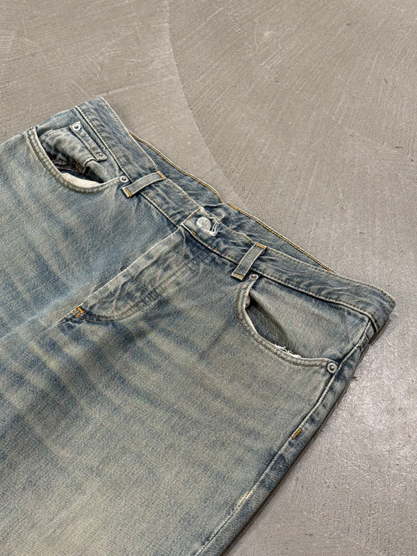 2000s Helmut Lang faded jeans