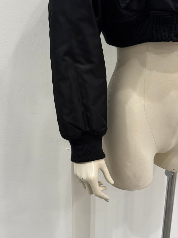 1980s Jean Paul Gaultier Junior cropped nylon bomber jacket