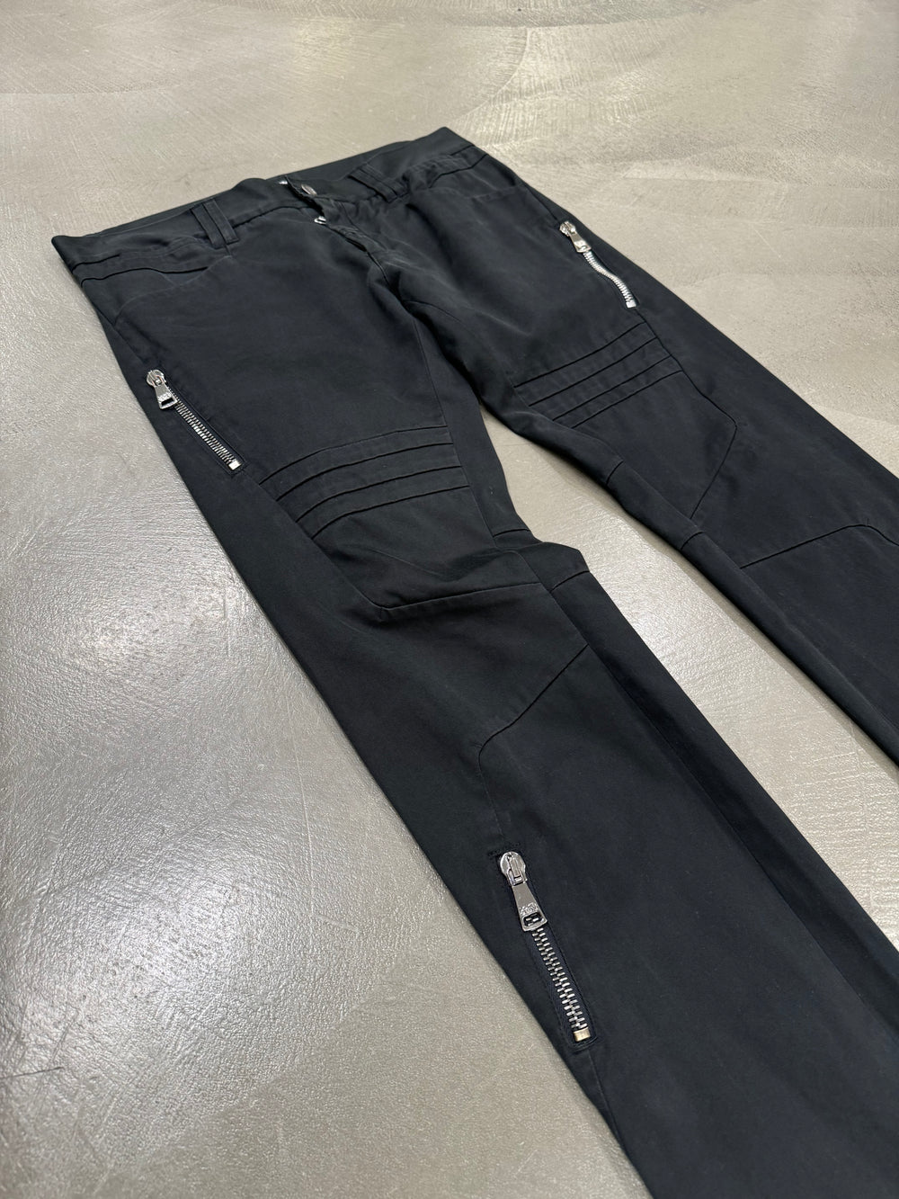 A/W2008 Dolce & Gabbana multi zipper biker pants
