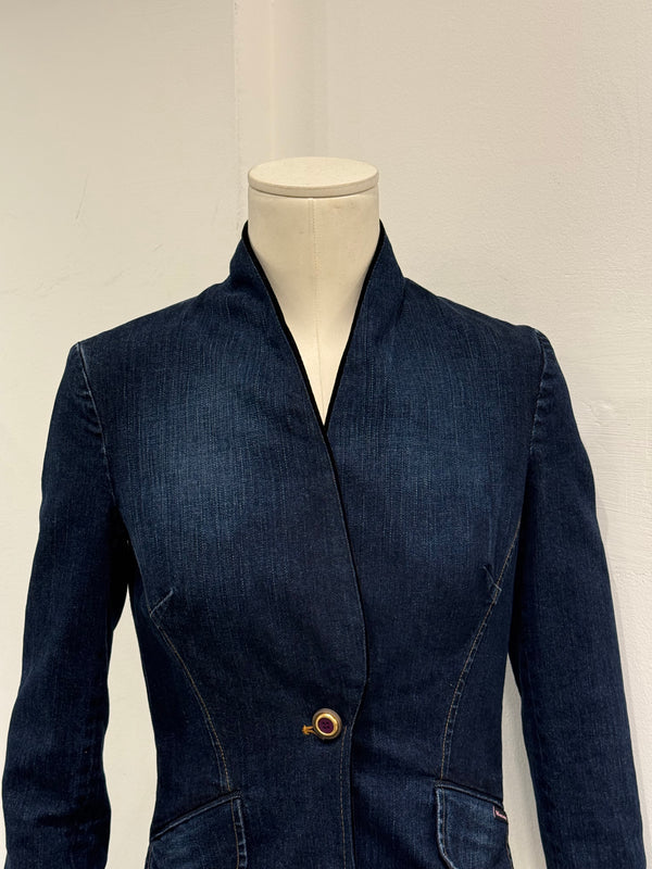 2000s Dolce & Gabbana faded denim jacket