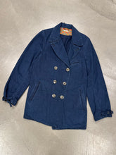 Load image into Gallery viewer, 2000s Kapital asymmetrical denim coat
