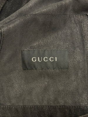 A/W2002 Gucci by Tom Ford runway cropped leather jacket