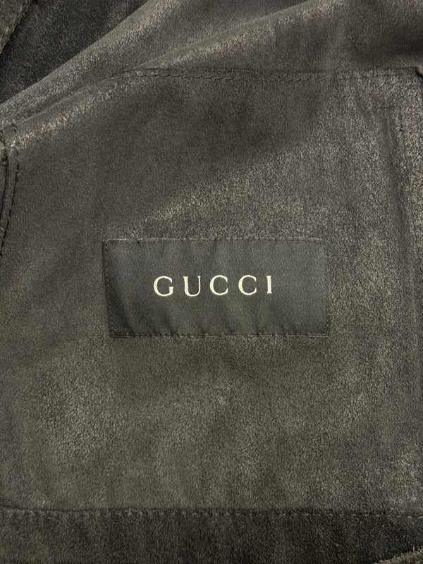 A/W2002 Gucci by Tom Ford runway cropped leather jacket