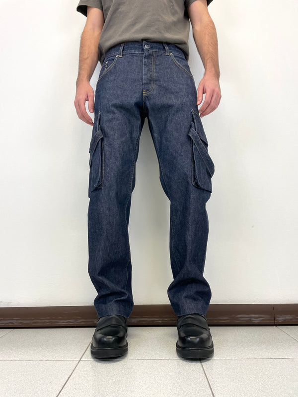 AW2004 Helmut Lang bondage cargo denim
