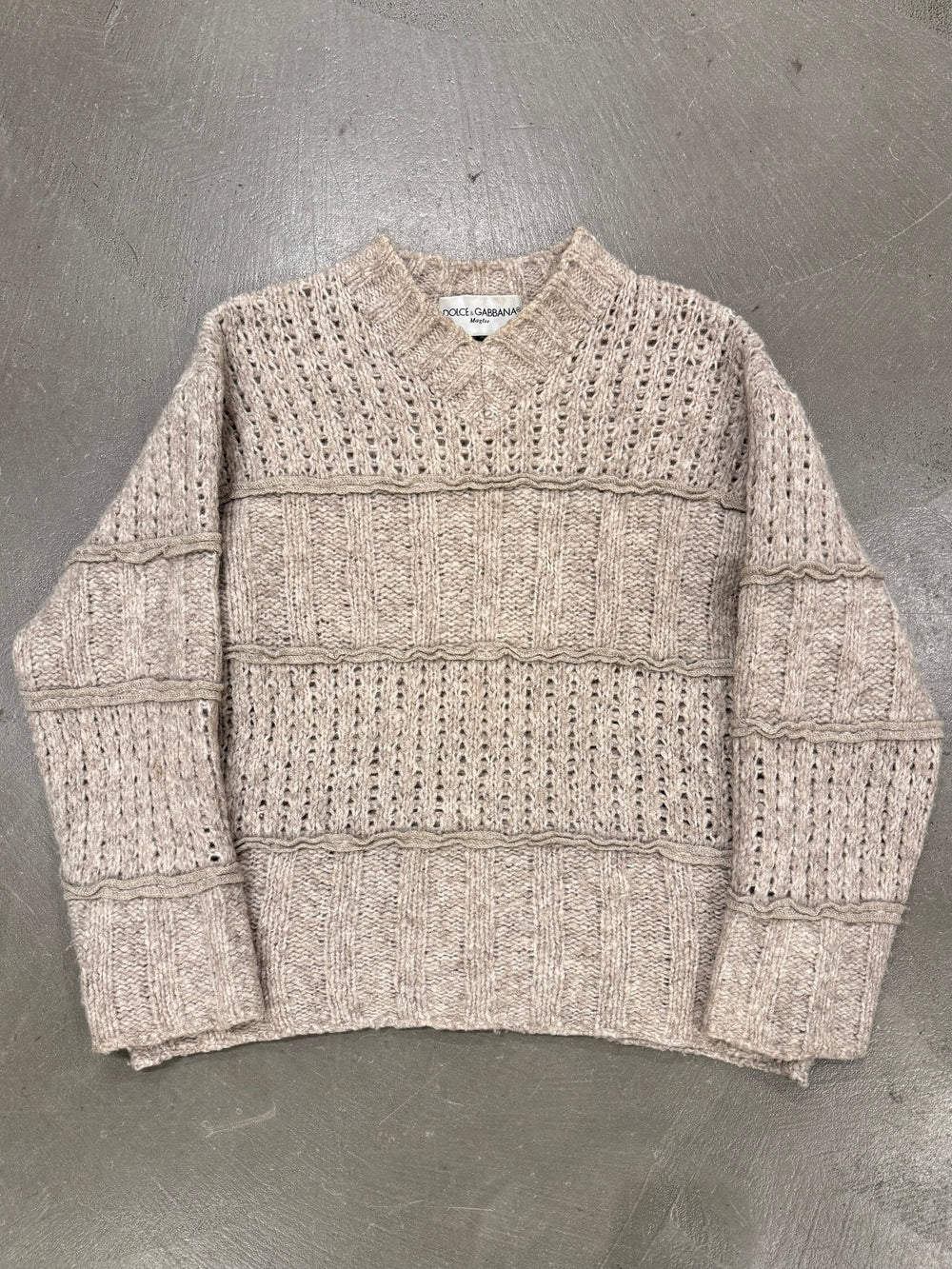 1990s Dolce & Gabbana le maglie patchwork knit