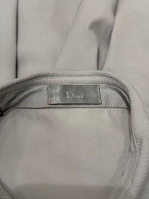 Dior by Hedi Slimane pleated detail long sleeve shirt