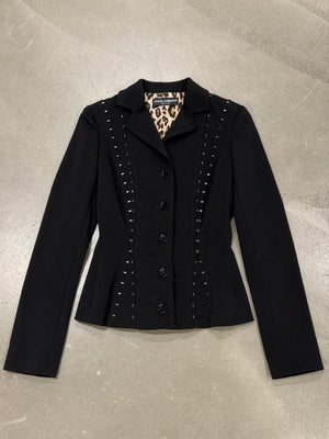 A/W2003 Dolce & Gabbana hook eyelet blazer jacket