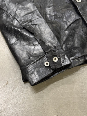 2024 Rick Owens "Jumbo Worker" megacrust denim jacket