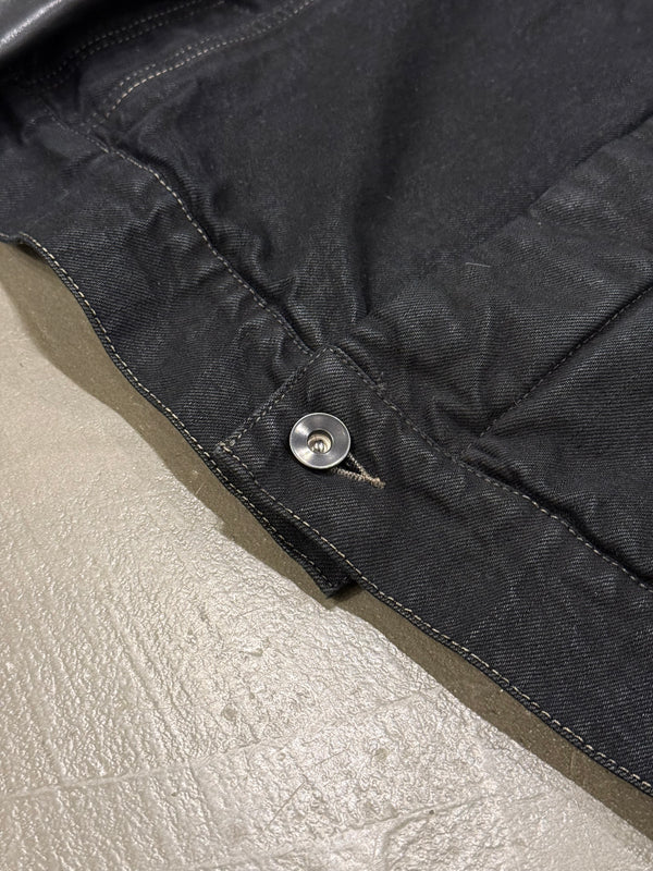 S/S2014 Rick Owens “Vicious” Slave hybrid leather sleeves jacket
