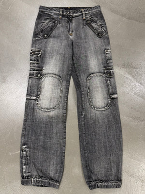 2000s Dolce & Gabbana heavy cotton faded cargo pants