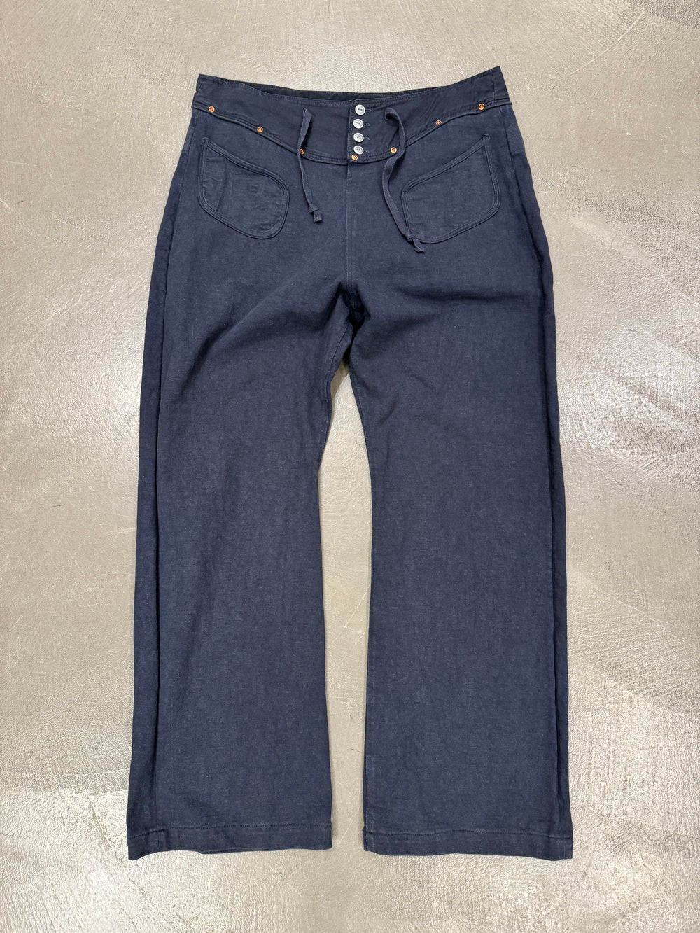1990s Kapital flared cotton pants