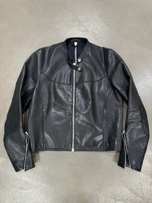 S/S2011 Acne Studios back zip leather jacket