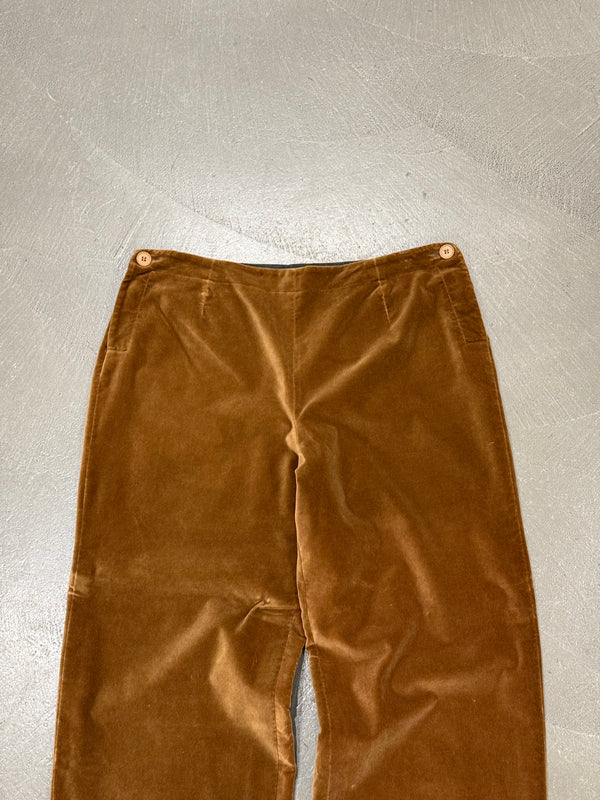 1990s Emporio Armani corduroy wide leg trousers