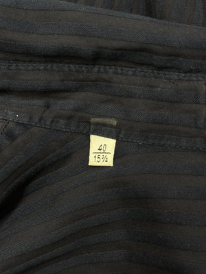 2010s Saint Laurent pinstripe poplin sheer shirt