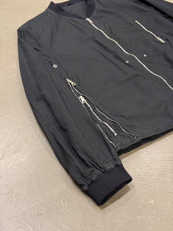 2000s Prada nylon moto light jacket