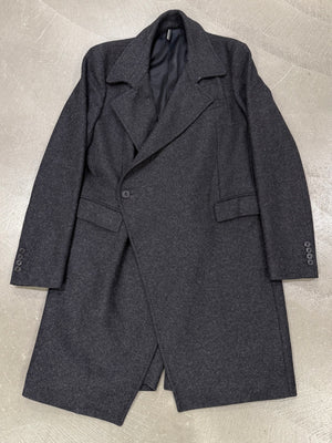 A/W2008 Dior Homme Asymmetrical wool coat