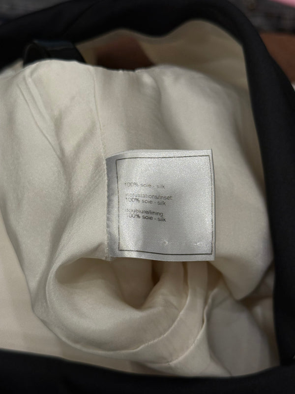 Chanel double breasted gilet with leather belt