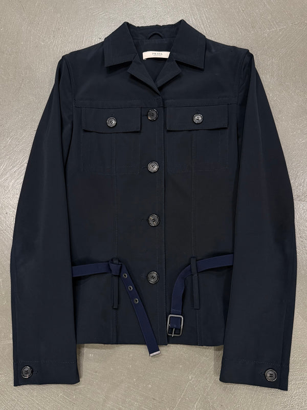 2000s Prada belted jacket