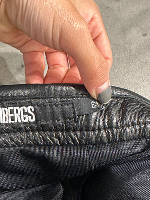 1990s Dirk Bikkembergs all around zipper leather pants