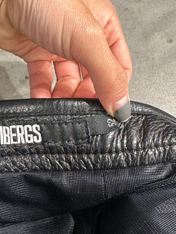 1990s Dirk Bikkembergs all around zipper leather pants