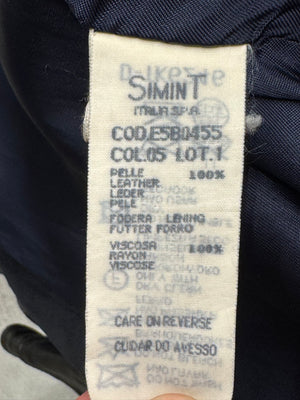 1990s Emporio Armani cropped aviator suede jacket
