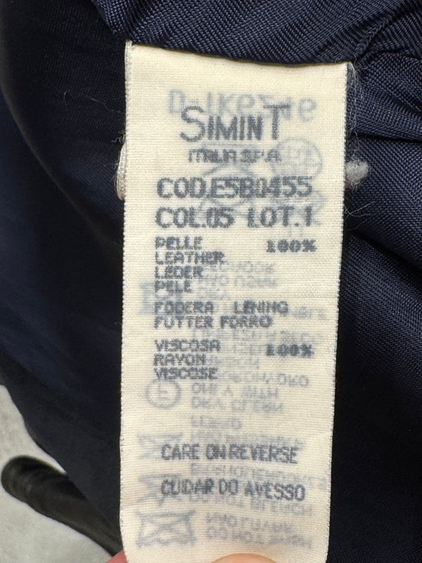 1990s Emporio Armani cropped aviator suede jacket