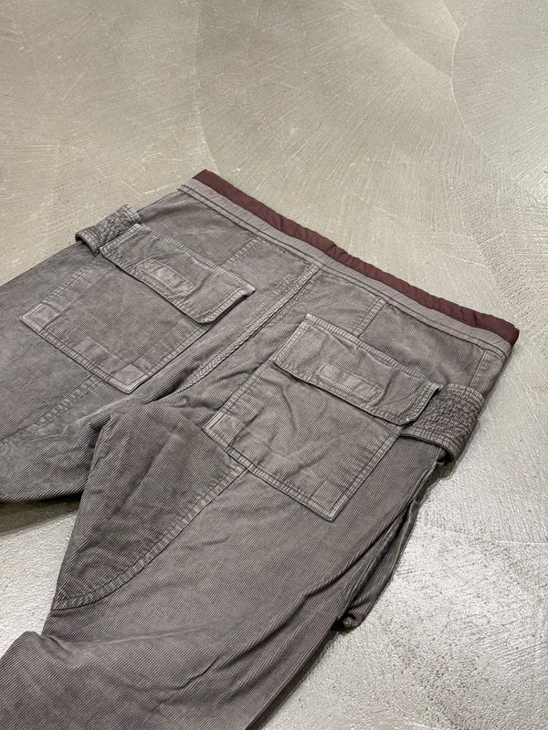 2015 Rick Owens creatch drawstring cargo pants