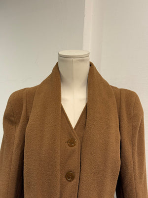 2000s Vivienne Westwood brown structured cropped camel jacket